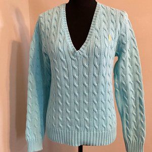 Ralph Lauren Sport cable knit sweater Sz L